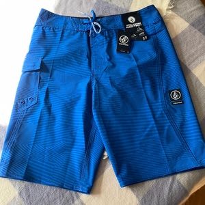 Volcom Mod-Tech Blue Board Shorts